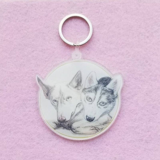 Husky Keychain: