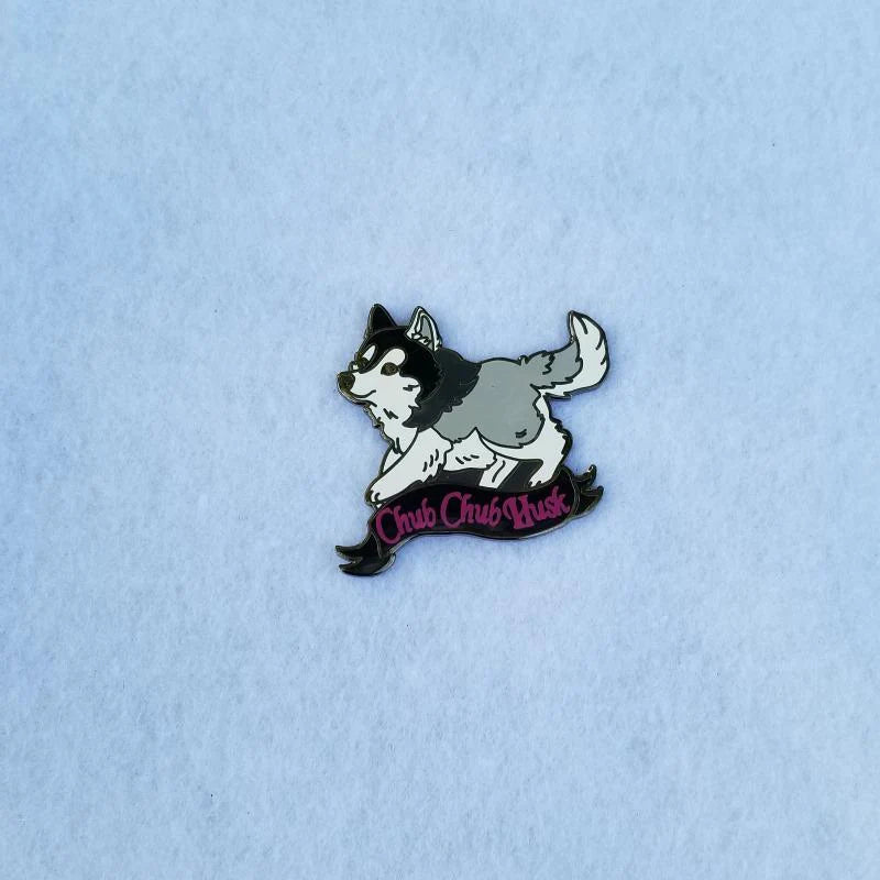Chub Chub Husk Hard Enamel Pin