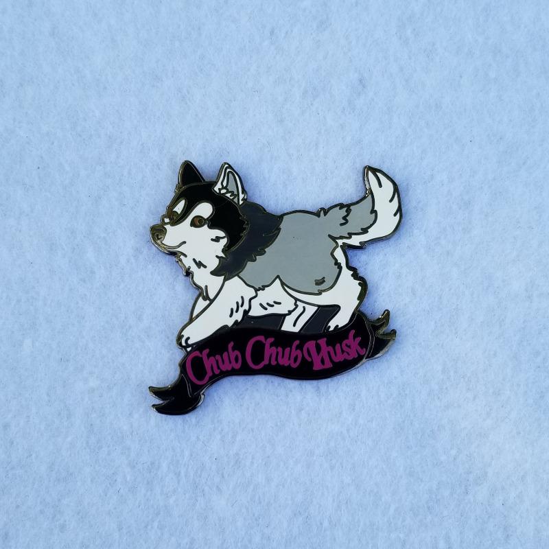 Chub Chub Husk Hard Enamel Pin