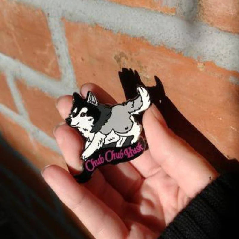 Chub Chub Husk Hard Enamel Pin