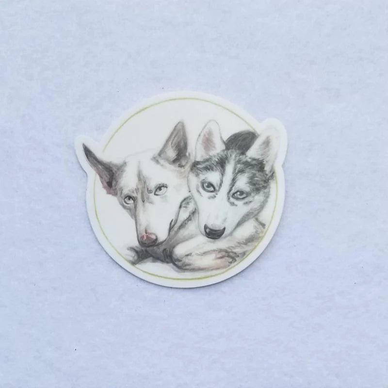 Husky Vinyl Sticker
