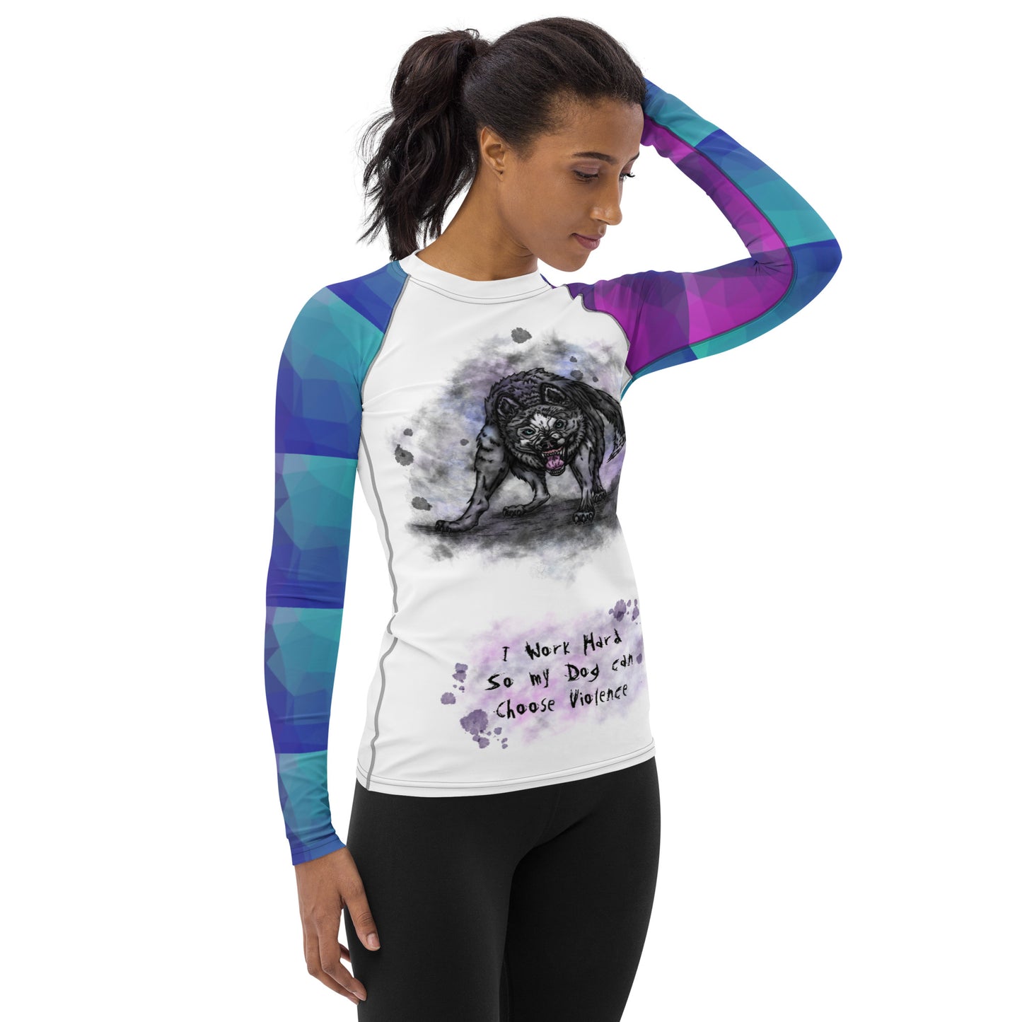 Women's Rash Guard (Print on Demand).