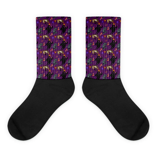 Cat Print Socks (Print on Demand).