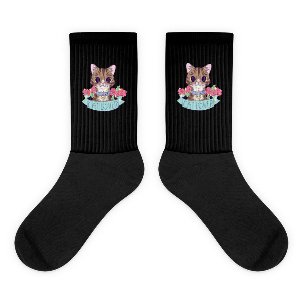 Cat Lover Socks (Print on Demand).