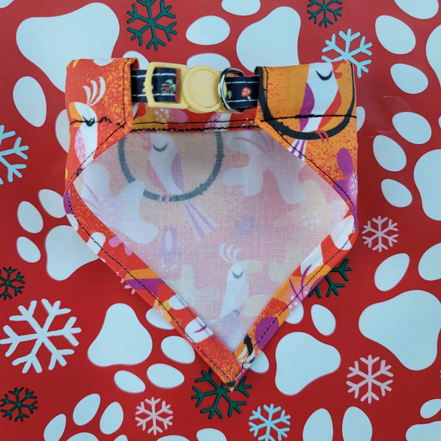 Toucan Tropical (Over the Collar) // Tropical Cat Bandana // Gift for Pets