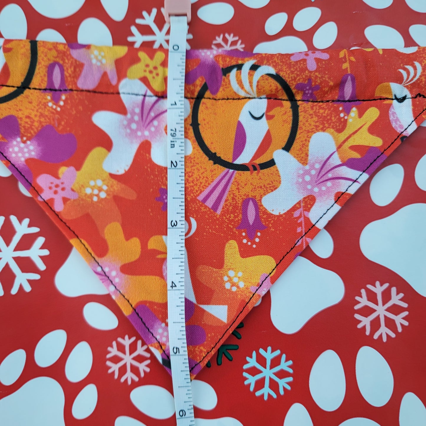 Toucan Tropical (Over the Collar) // Tropical Cat Bandana // Gift for Pets