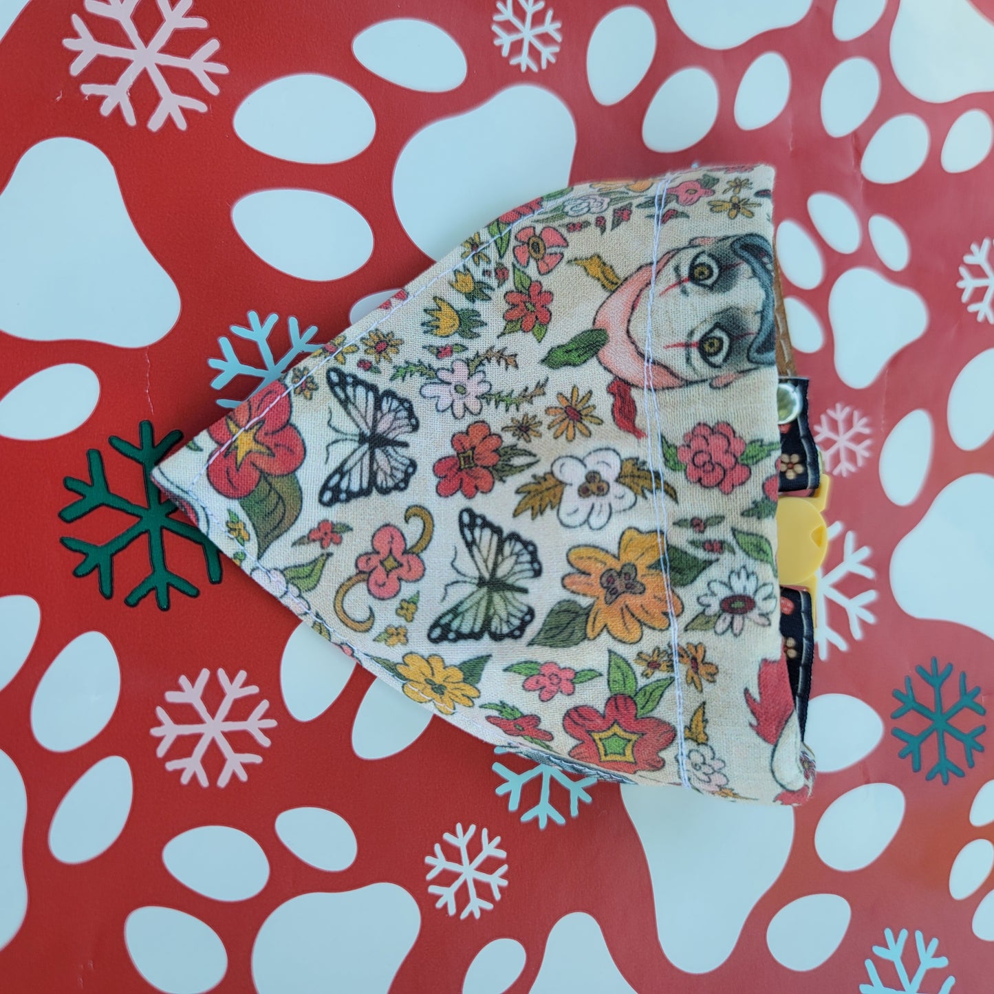 Twisty the Clown Pennywise Joker Extra Small Dog Bandana (Over the Collar) // Halloween Cat Bandana // Gift for Pets