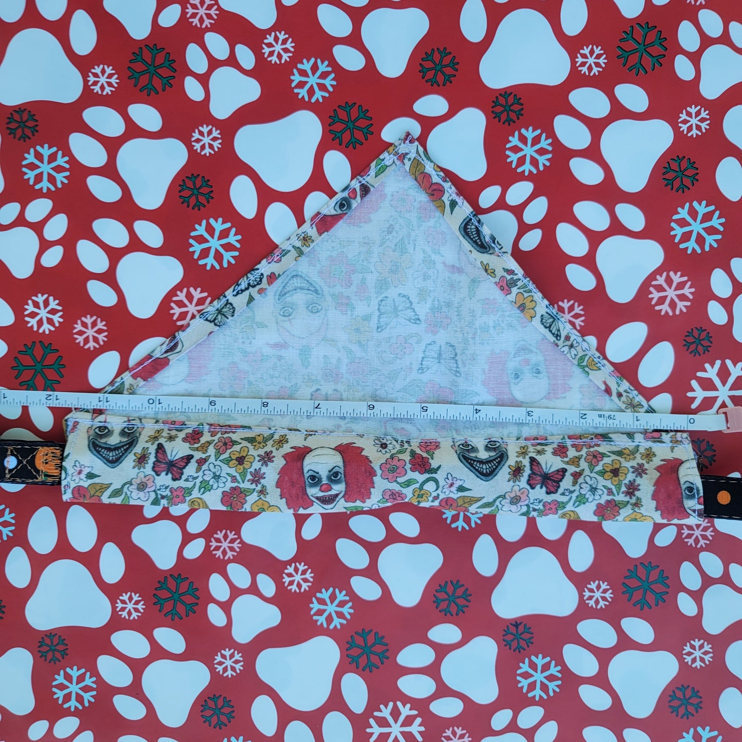 Floral Clown Boutique Medium Dog Bandana (Over the Collar) // Halloween Cat Bandana // Gift for Pets