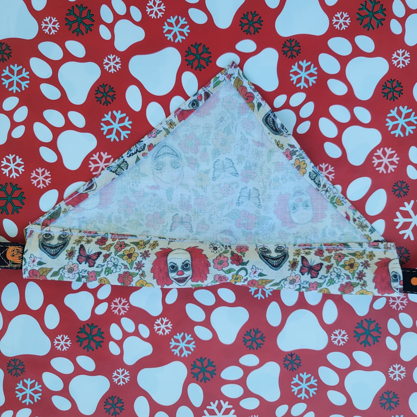 Floral Clown Boutique Medium Dog Bandana (Over the Collar) // Halloween Cat Bandana // Gift for Pets