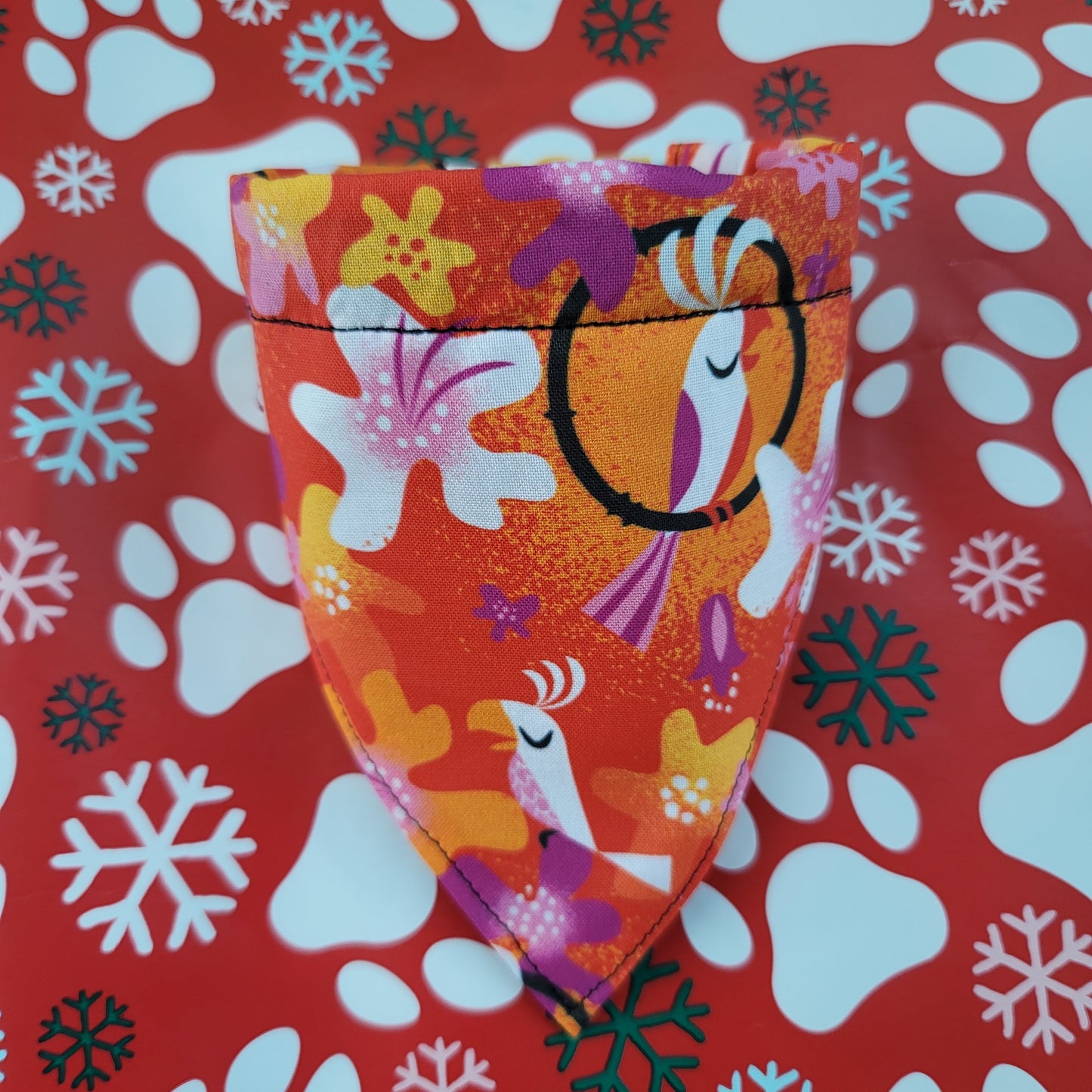 Toucan Tropical (Over the Collar) // Tropical Cat Bandana // Gift for Pets