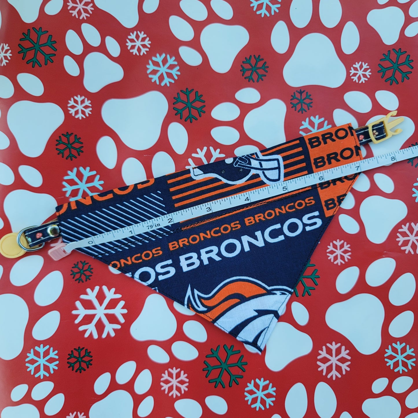 Donation Sport Themed Small Pet Bandana (Over the Collar) // NFL Cat Bandana // Gift for Pets