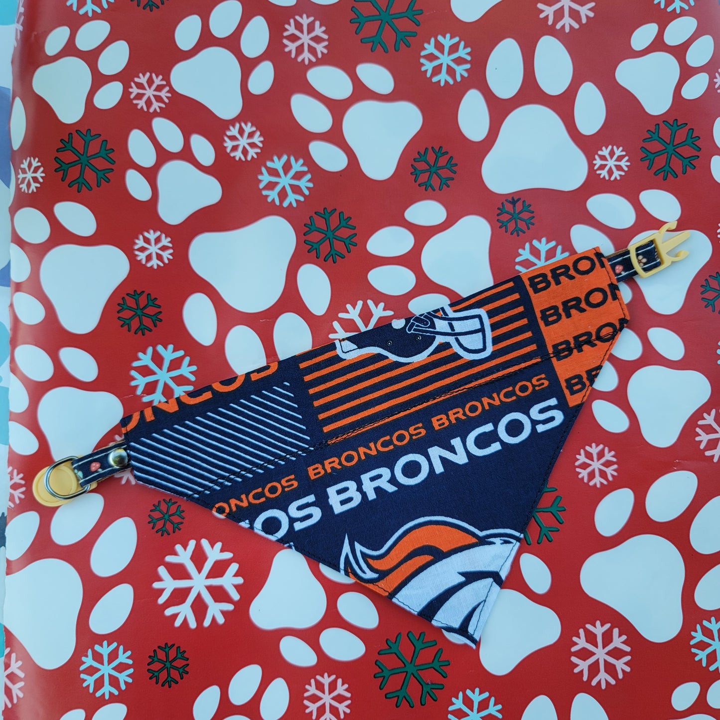Donation Sport Themed Small Pet Bandana (Over the Collar) // NFL Cat Bandana // Gift for Pets
