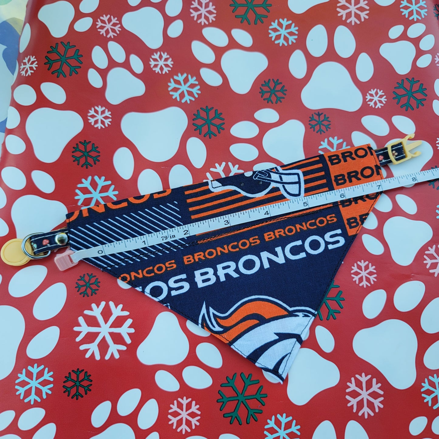 Donation Sport Themed Small Pet Bandana (Over the Collar) // NFL Cat Bandana // Gift for Pets