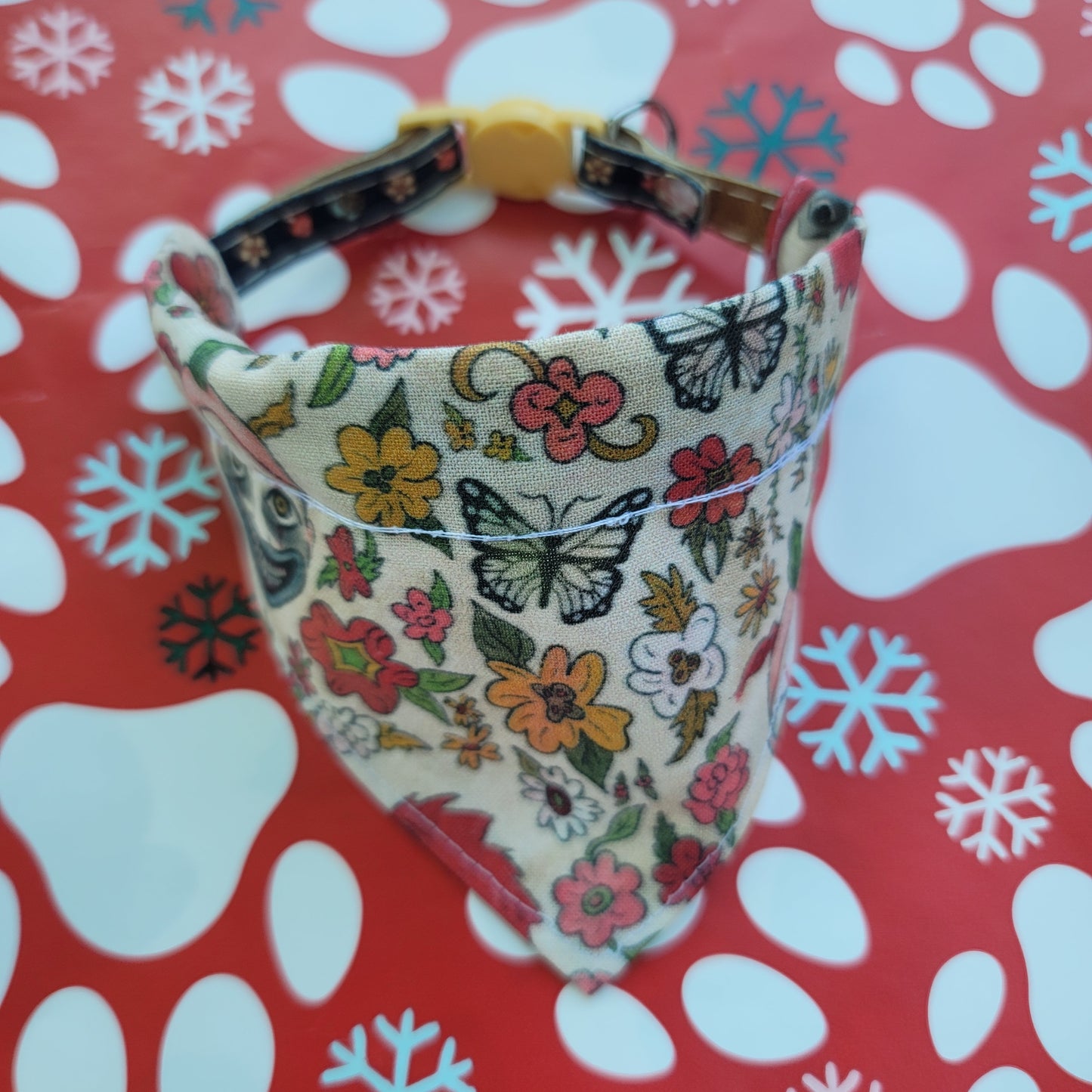 Twisty the Clown Pennywise Joker Extra Small Dog Bandana (Over the Collar) // Halloween Cat Bandana // Gift for Pets