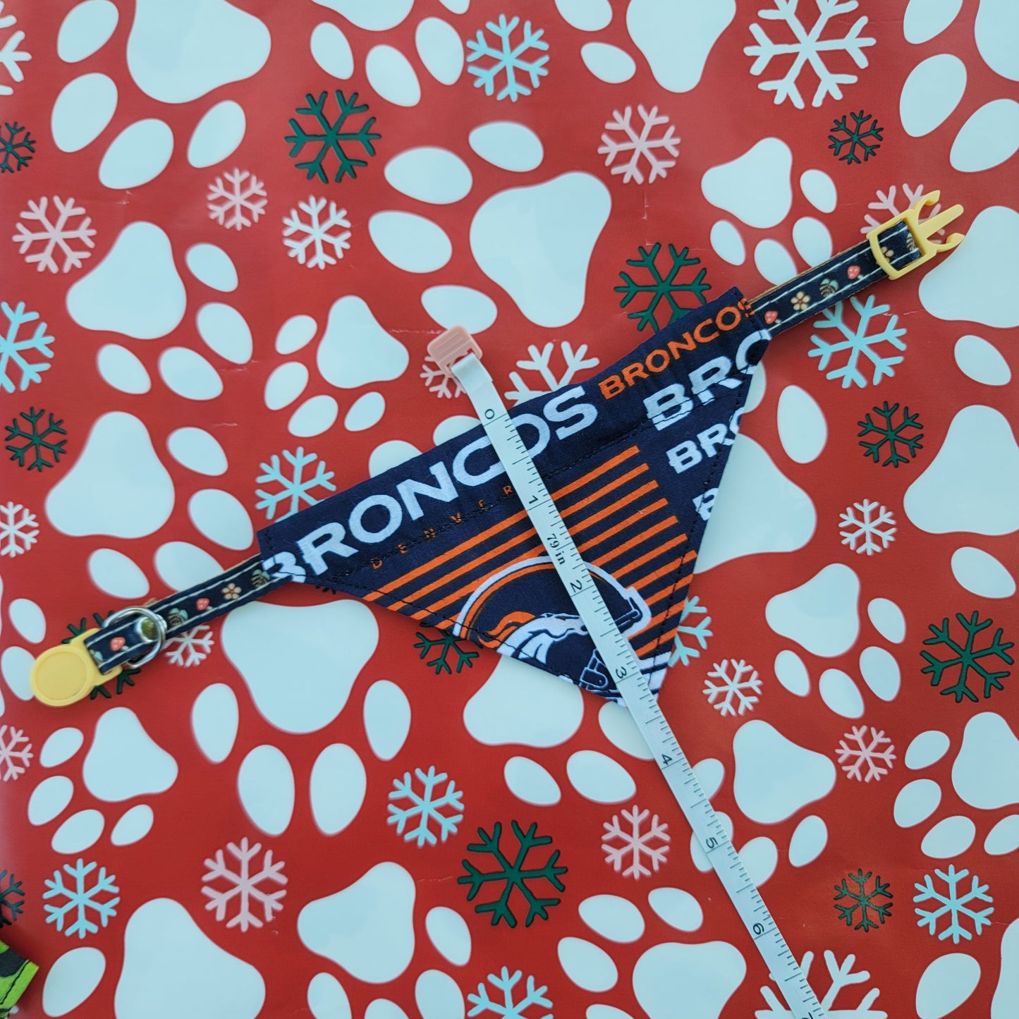 Donation Sport Themed Extra Small Pet Bandana (Over the Collar) // NFL Cat Bandana // Gift for Pets