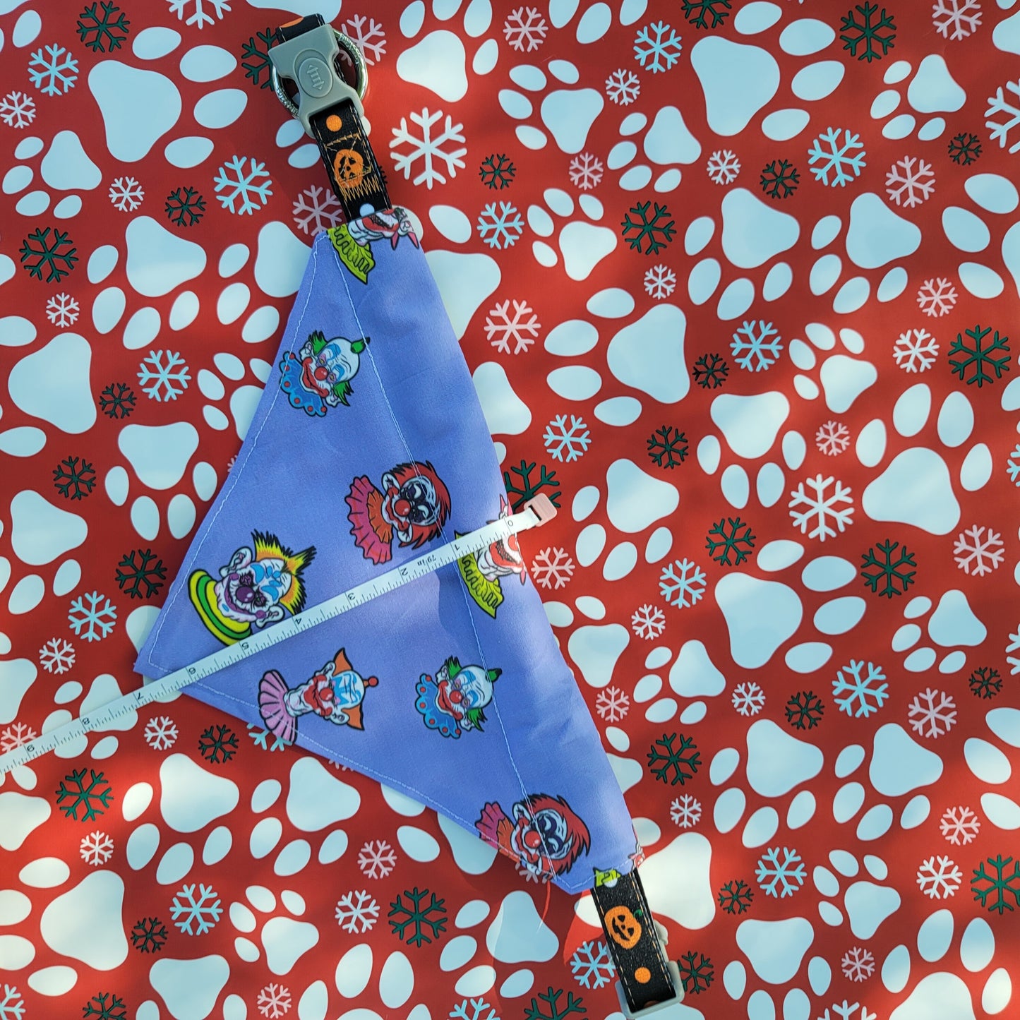 Killer Klowns from Outerspace Purple Medium Dog Bandana (Over the Collar) // Halloween Cat Bandana // Gift for Pets